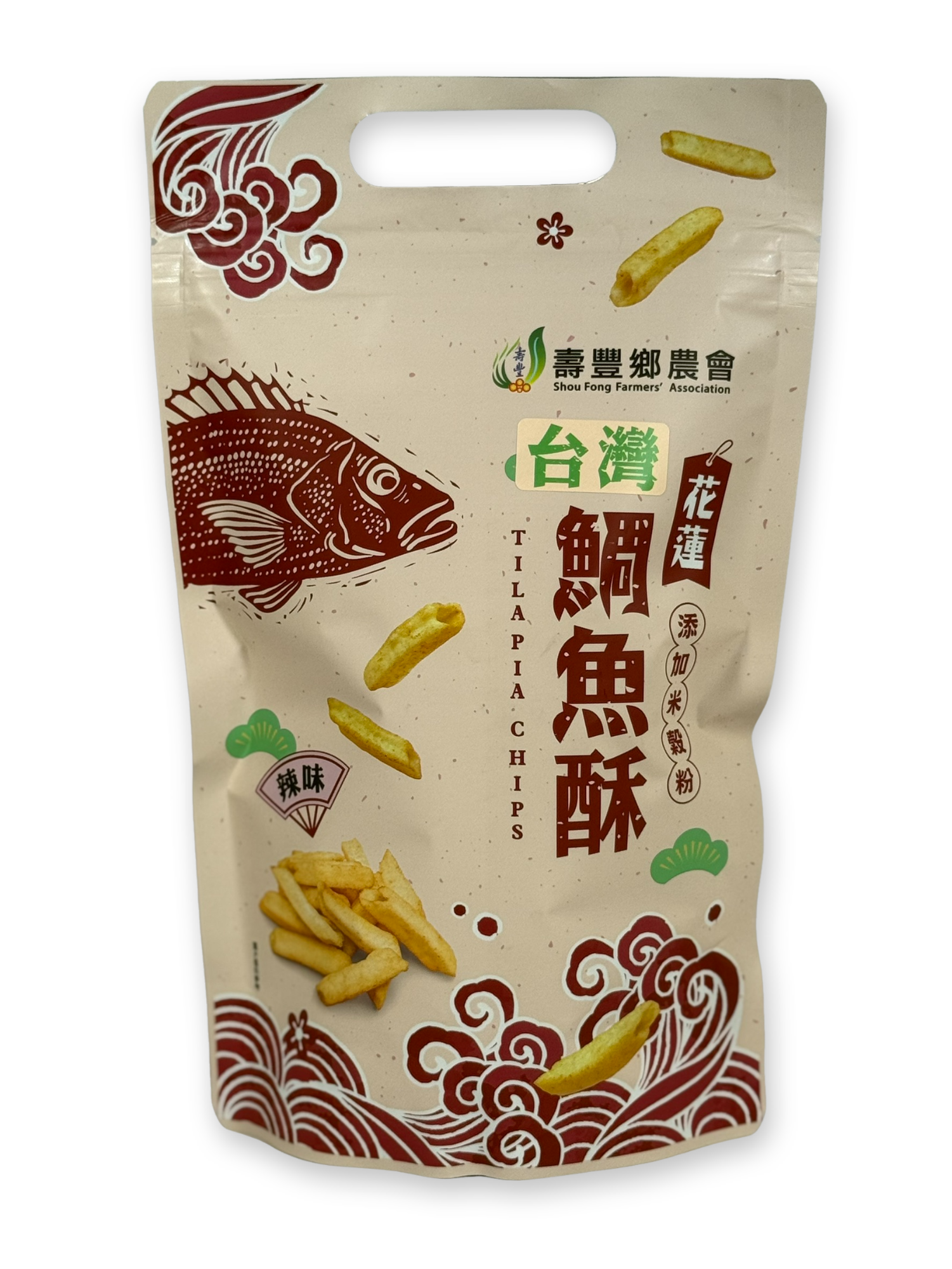 台灣鯛魚酥(辣味)20入/箱